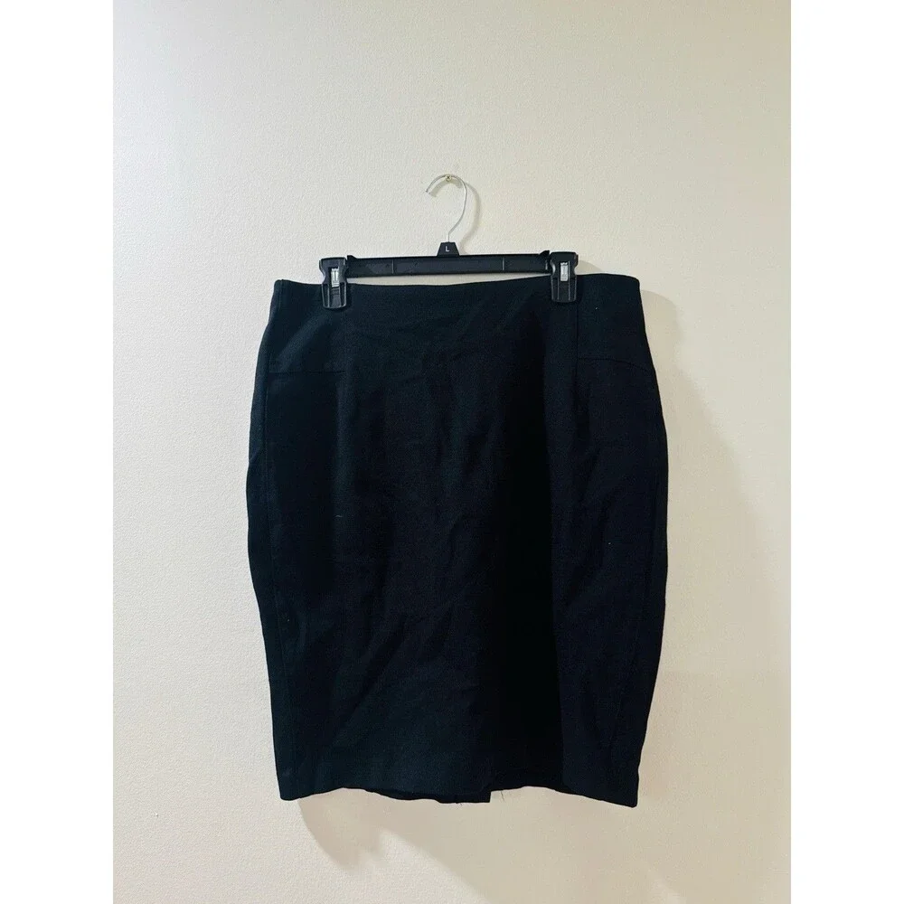INC International Concepts Black Y2k Earthy Skirt Women Size 12